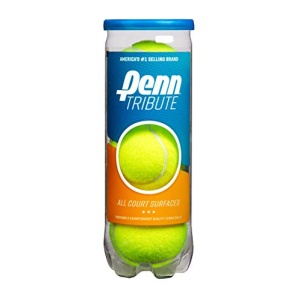 Penn Tribute - All Courts Felt Pressurized Tennis Ball, 1 Can, 3 Balls